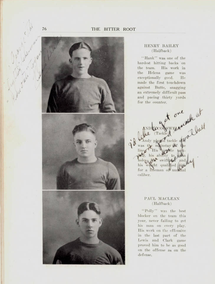 Excerpts from John N. Maclean's latest book "Home Waters A Chronicle